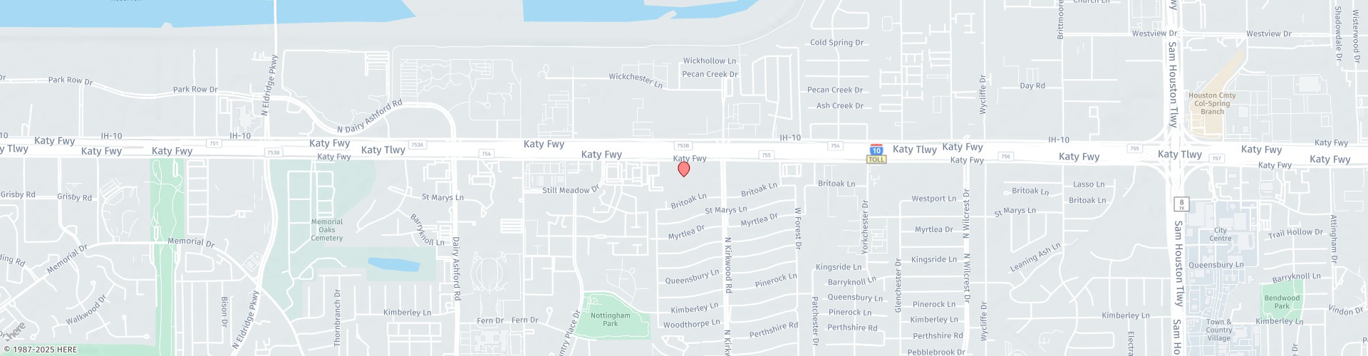 Location Map: 11757 Katy Fwy Houston, TX 77079